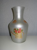 Vase "Noël" argent