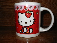 mug Hello Kitty fraise